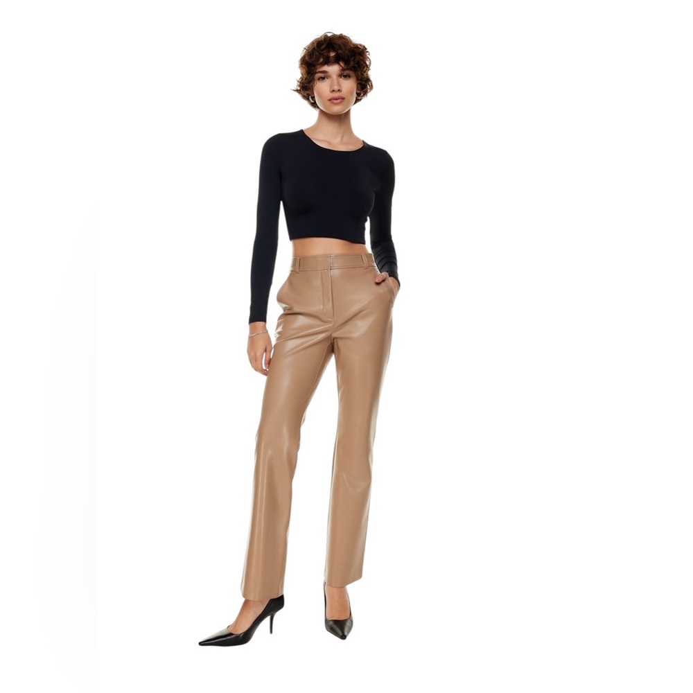 Aritzia Babaton Publish Faux Leather Pant